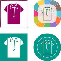 Shirt and Tie Icon vector