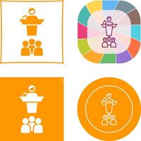 Seminar Icon Design vector