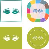 Longlashes Icon Design vector