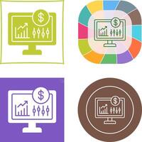 Stock Market Icon vector