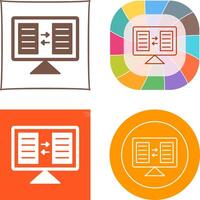 File Sharing Icon vector