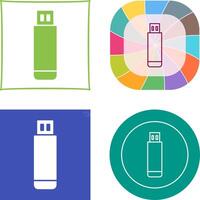 USB Drive Icon vector