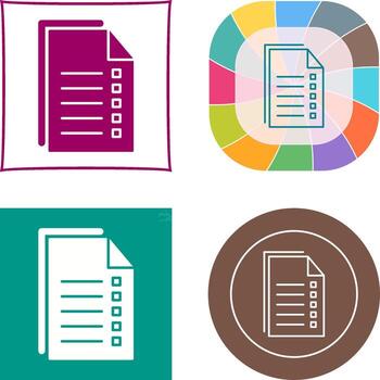 datos archivos icono vector