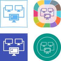 Connected Systems Icon vector