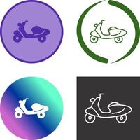 diseño de icono de scooter vector