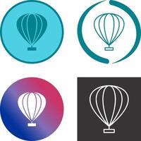 Hot Air Balloon Icon Design vector