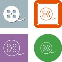 Reel Icon Design vector