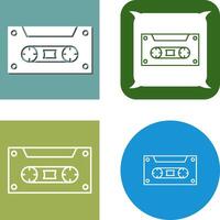 casette icono diseño vector