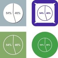 Candidate Stats Icon Design vector