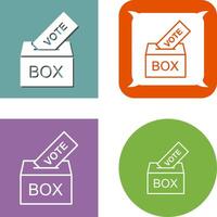 Giing Vote Icon Design vector