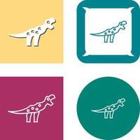 dinosaurio icono diseño vector