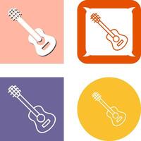 diseño de icono de guitarra vector