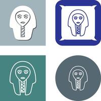 Egyptian Face Icon Design vector