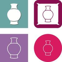 Antique Jar Icon Design vector