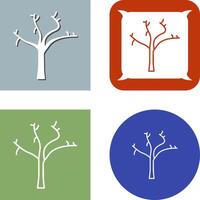 Tree with no Leaves Icon Design vector