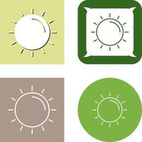 diseño de icono de sol vector