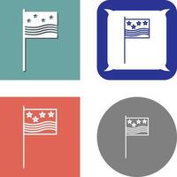 diseño de icono de banderas vector