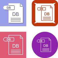 DB Icon Design vector