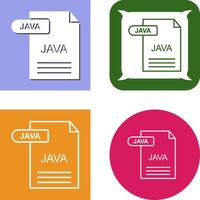 Java icono diseño vector