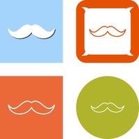 Moustache Icon Design vector