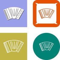 Accordion Icon Design vector