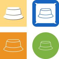 Men's Hat Icon Design vector