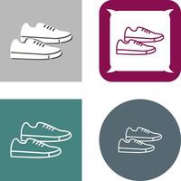 zapatillas icono diseño vector