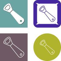 Bottle Opener Icon Design vector