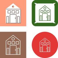 Building Icon Design vector