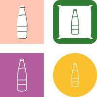 Beer Bottle Icon Design vector