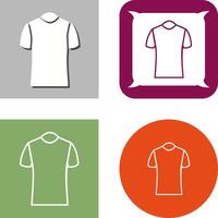 Polo Shirt Icon Design vector