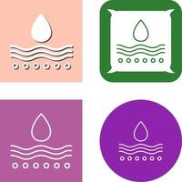 Moisture Icon Design vector