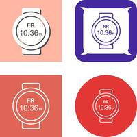 Sports Watch Icon Design vector