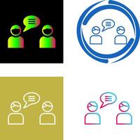 Chatting Icon Design vector