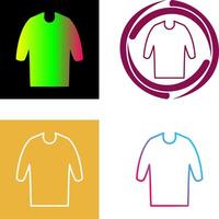 Casual Shirt Icon Design vector