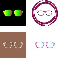 diseño de icono de gafas vector