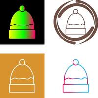 Warm Cap Icon Design vector