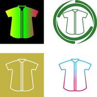 Check Shirt Icon Design vector