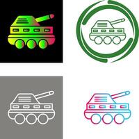 infantería tanque icono diseño vector