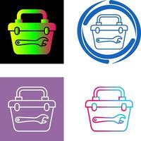 Toolbox Icon Design vector