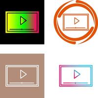 Screening Icon Design vector