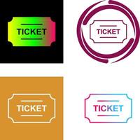 Tickets Icon Design vector