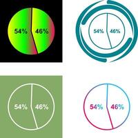 Candidate Stats Icon Design vector