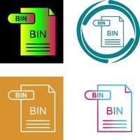 BIN Icon Design vector