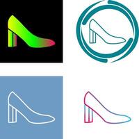 Heels Icon Design vector