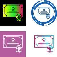 Certificate Icon Design vector