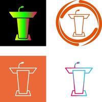 Podium Icon Design vector