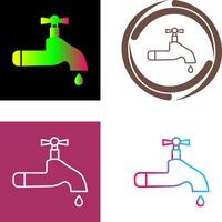 diseño de icono de grifo de agua vector