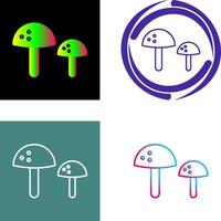 hongos icono diseño vector