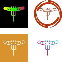 Sausage on Fork Icon Design vector